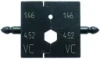 Inzetmatrijs SKT 930455 parallelkrimp zeskpers 1,46/4,52, 4,25VC