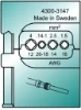 Inzetmatrijs MTF voor kontaktpennen (harting) 0,14 - 4 mm²