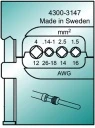 Inzetmatrijs MTF voor kontaktpennen (harting) 0,14 - 4 mm²