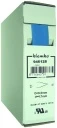 Krimpkous 2:1 9,5>4,5mm, blauw, 8 meter in trekbox