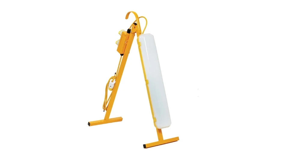 2FT 20W 6300K IP65 A Frame Plasterers Light 110V Yellow | DETA Electrical