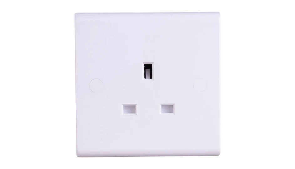 Slimline 1 Gang 13A Unswitched Socket | DETA Electrical