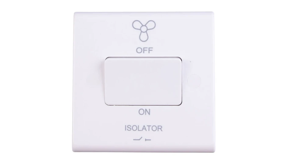 Slimline 3 Pole Fan Isolator 10A | DETA Electrical