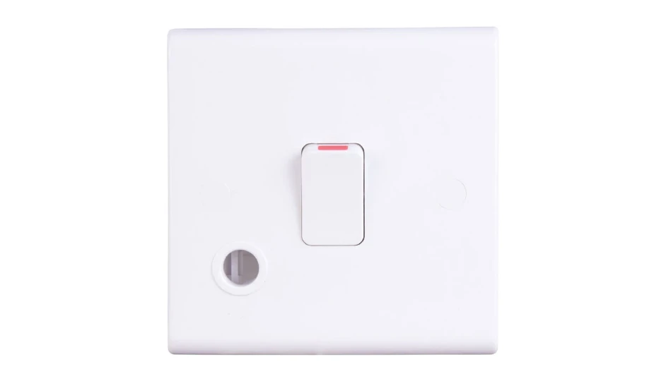 Slimline 20A DP Switch with Flex Outlet | DETA Electrical