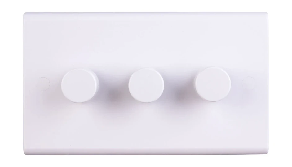 Ultra Screwless 1 Gang 250W Universal Dimmer With Multiway Dimming Chrome 8529ch