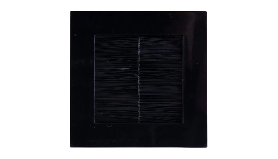 Brush Plate Module 50x50mm Black | DETA Electrical