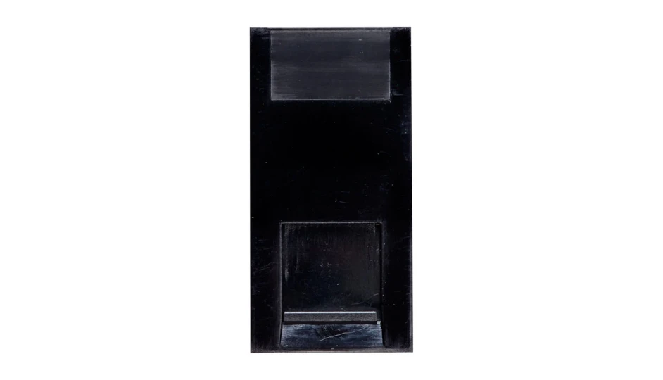 Lot De 2 Prises Téléphoniques Maître Deta S1430BK – Module Euro Noir Simple, Encastrable