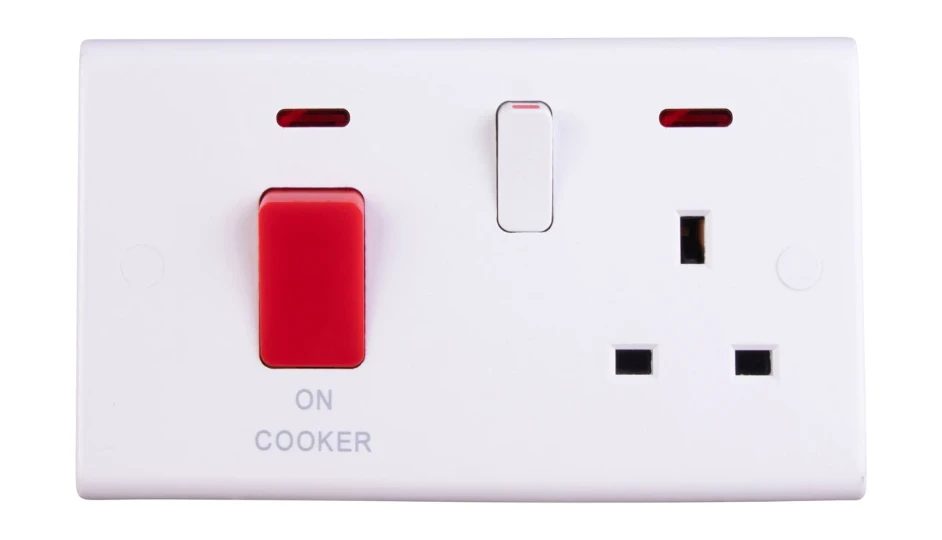 Slimline Cooker Control Unit with Neon Red Switch | DETA Electrical