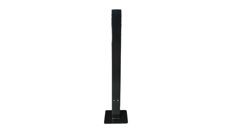 eVoomXT Dual Unit Mounting Post, Mild Steel Painted Black | DETA Electrical