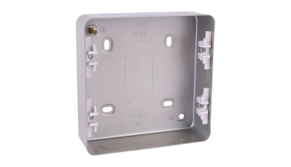 Metalclad 6/8g Surface Back Box | DETA Electrical