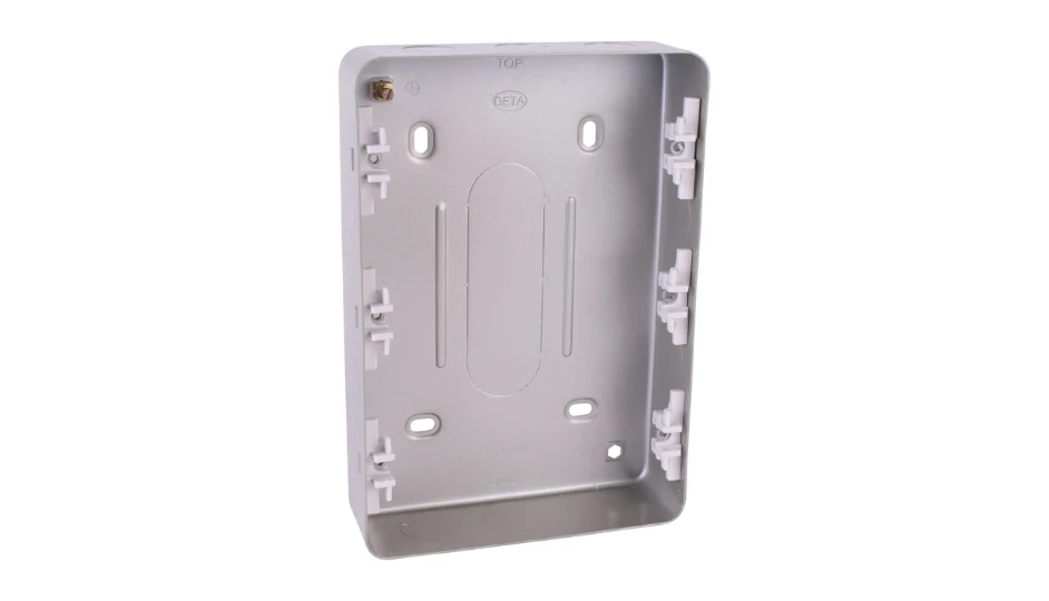 Metalclad 9/12g Surface Back Box | DETA Electrical