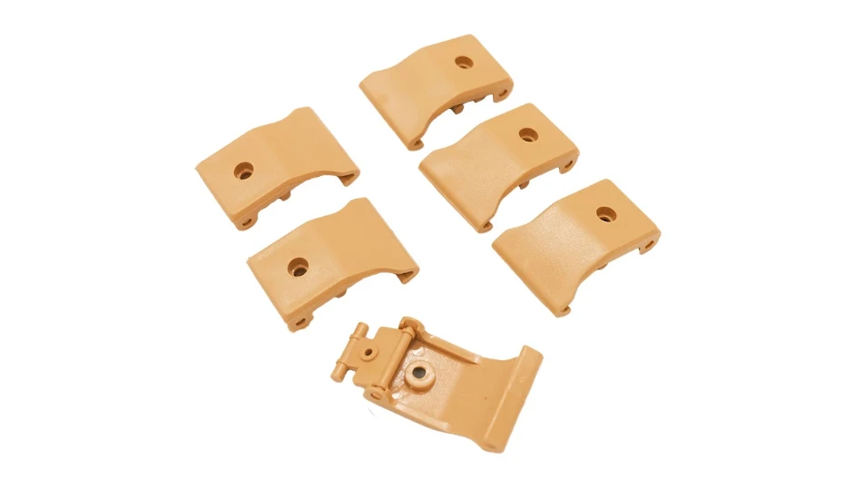 Spare 6x Pack Non-Corrosive Clips Yellow