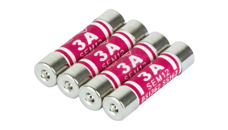 Tower 3A Fuses Card (Pack of 10) | DETA Electrical