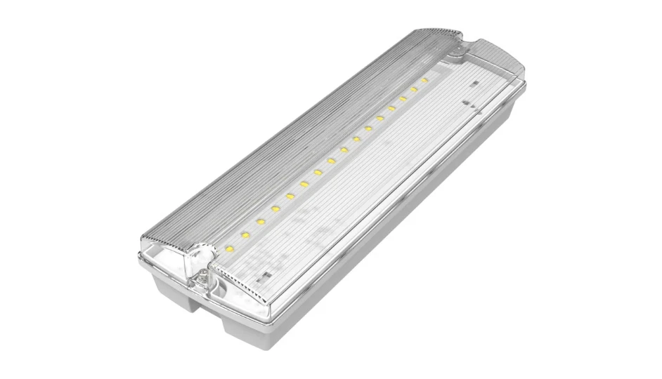 3W 6500K Solent Emergency Bulkhead With Full Legend Set 220-240V