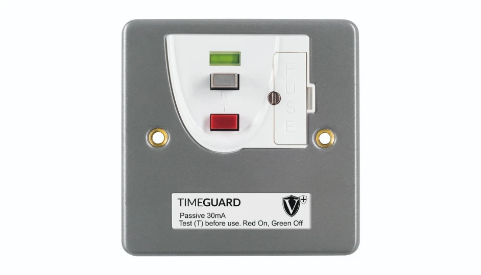 Valiance+® RCD Protected Single Gang Metal Fused Connection Unit ...