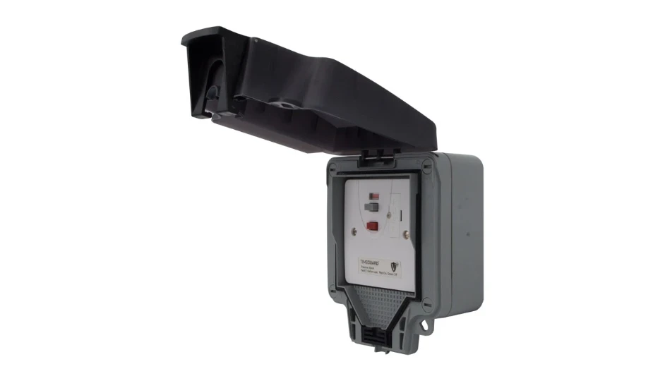 Weathersafe IP66 13A Unswitched Spur with Passive RCD | DETA Electrical