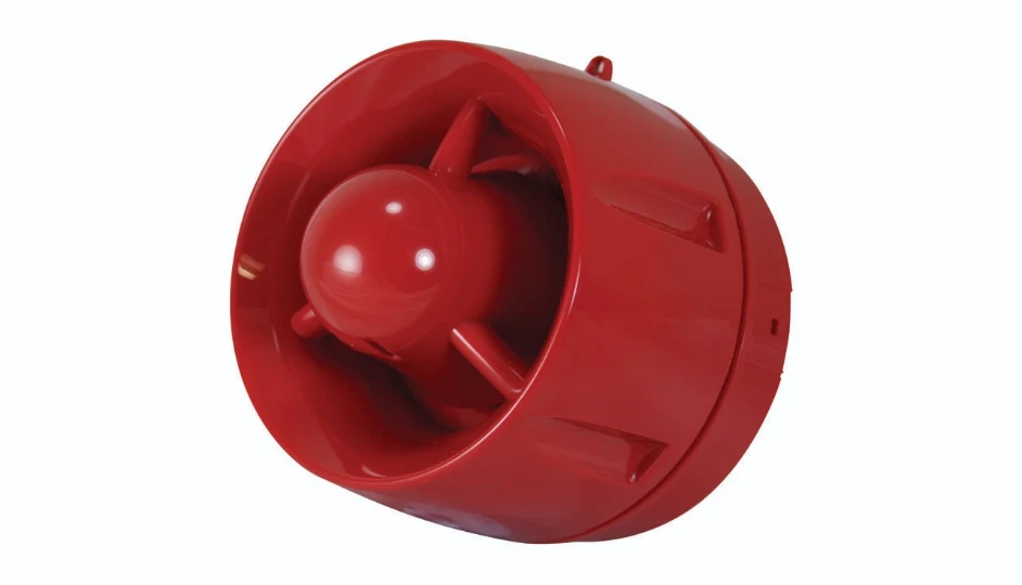 C-TEC CAST Wall Sounder Shallow Base Red | DETA Electrical