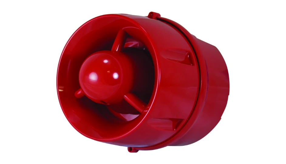 C-TEC CAST Wall Sounder Deep Base IP55/65 Red | DETA Electrical