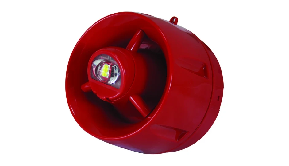 C-TEC CAST Wall Sounder VAD Shallow Base Red | DETA Electrical