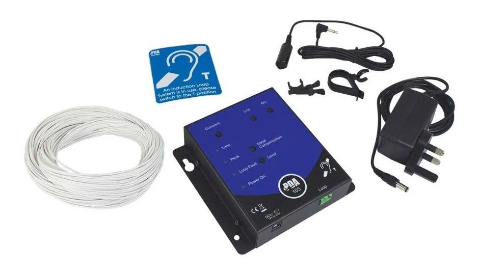 C-Tec Up to 50m Square Small Room Induction Loop Kit | DETA Electrical