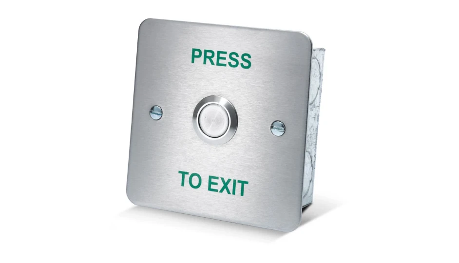 Stainless Steel Exit Button Push to Exit | DETA Electrical