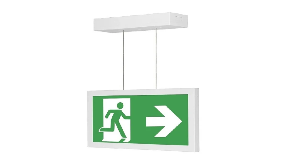2W DALI 1 Surface Suspended Blade Exit Sign With Arrow Left Right ...