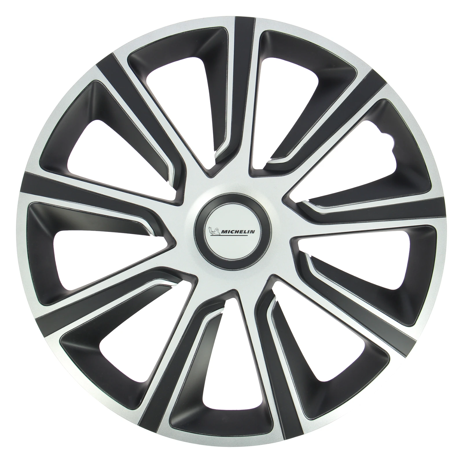 Michelin Wieldoppen 15 inch - zilver/zwart - 4 st