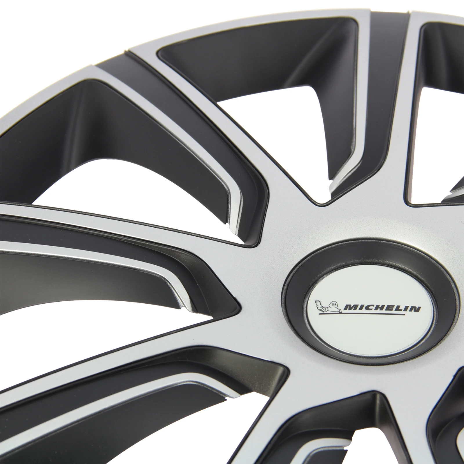 Michelin Wieldoppen 15 inch - zilver/zwart - 4 st