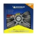 Michelin Wieldoppen 15 inch - zilver/zwart - 4 st