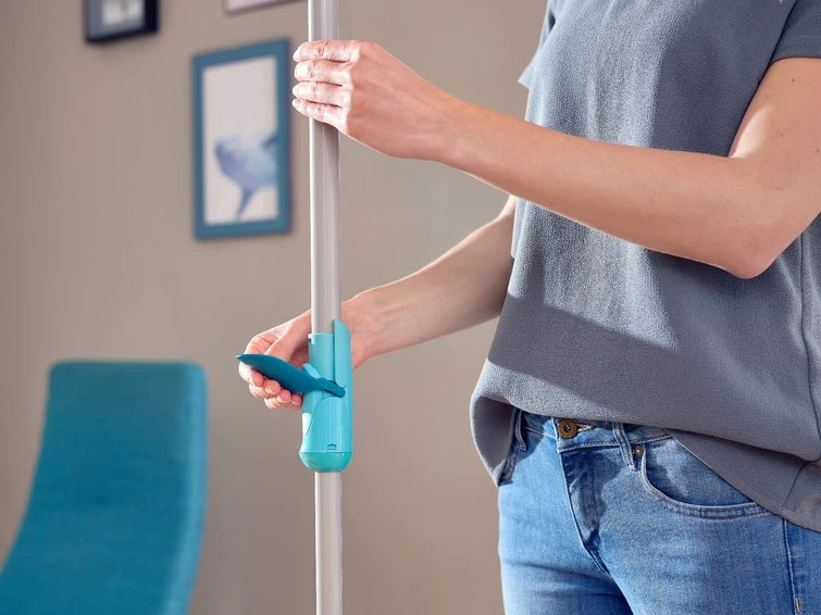 Leifheit Dweilset Clean Twist Disc Mop Ergo met wielen