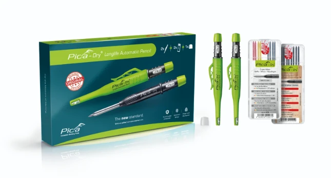 Pica Markeerstift zwart (blister) Dry