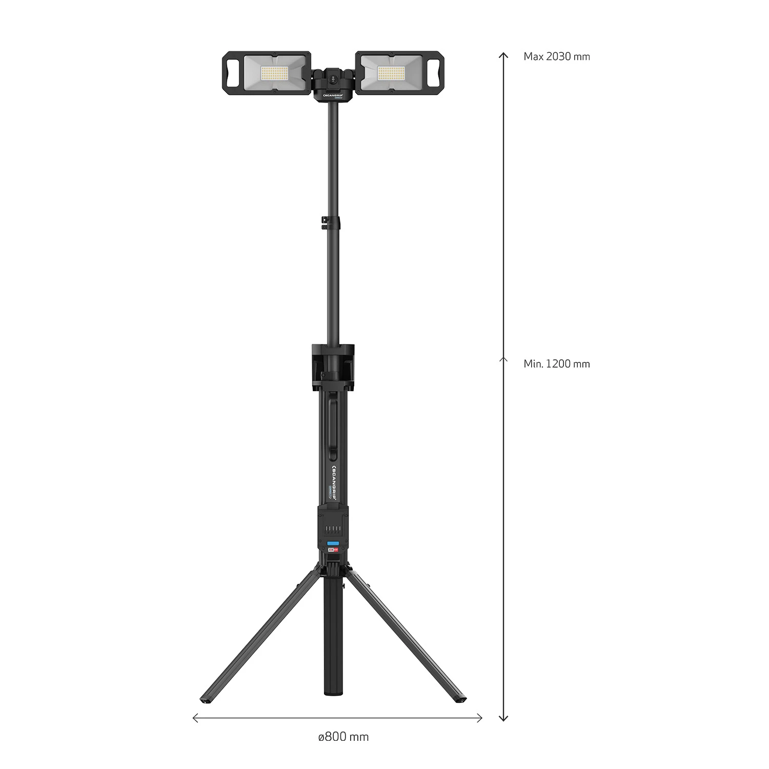 Scangrip Werklamp Tower 5 Connect met statief