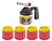 Lampe a souder avec 4 cartouches de gaz C200