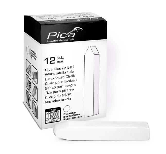 Pica Bordkrijt 581 wit (12 stuks)