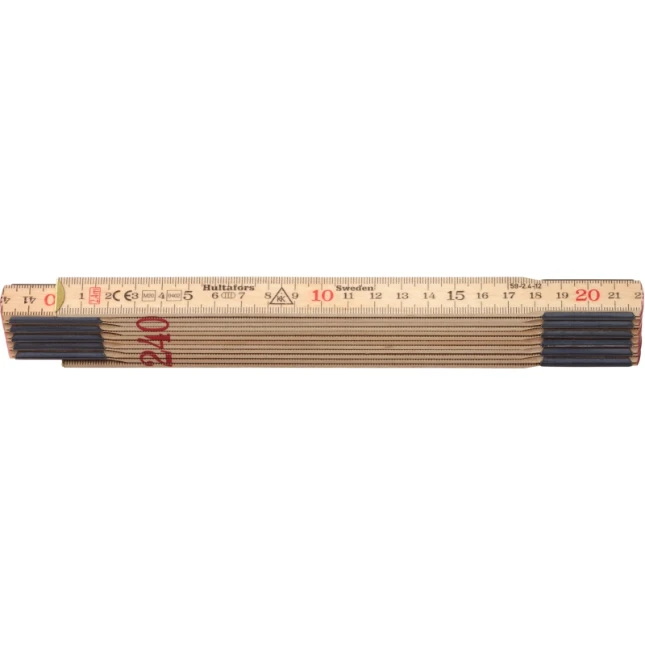 Hultafors Duimstok 59 2.4m - 12-delig