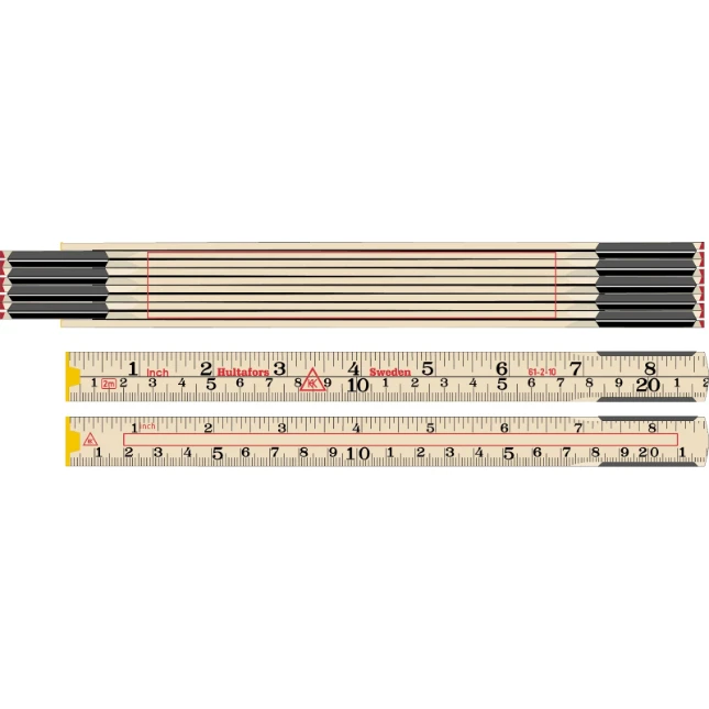 Hultafors Duimstok 61 2m - 10-delig