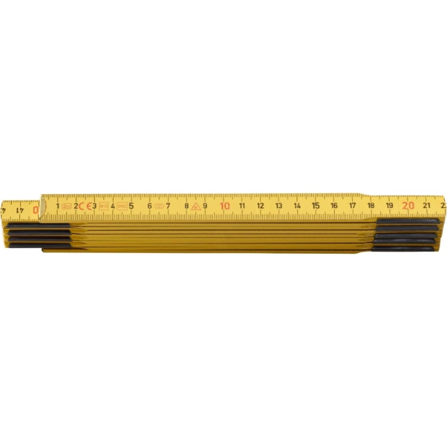 Hultafors Duimstok T59 2m - 10-delig - geel