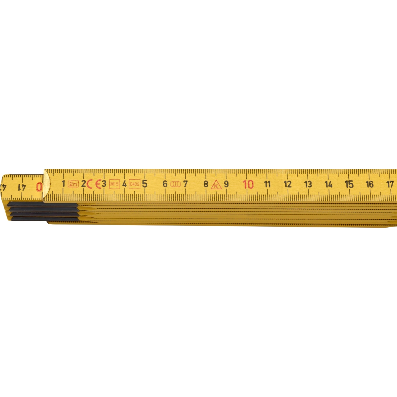 Hultafors Duimstok T59 2m - 10-delig - geel