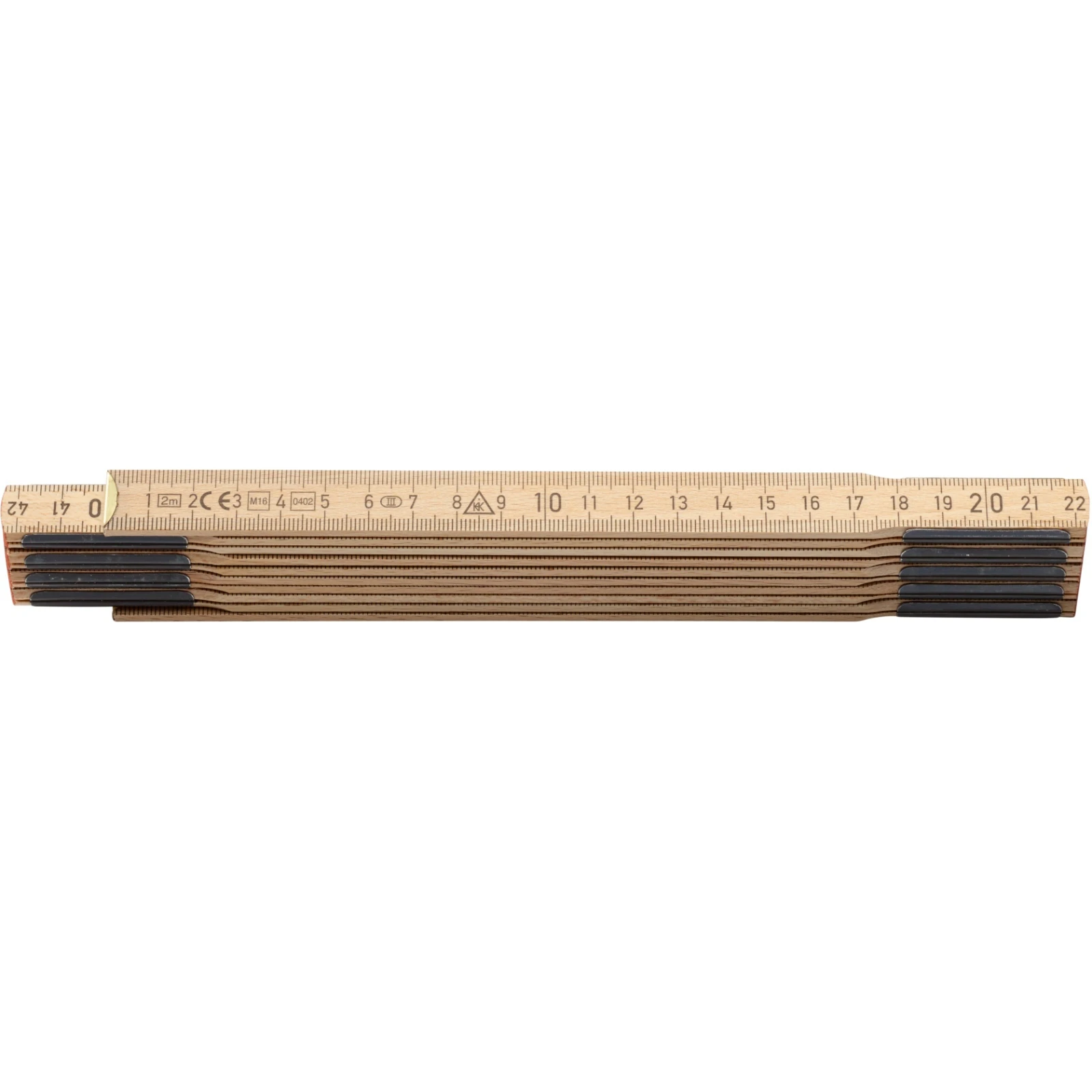 Hultafors Duimstok P600 2m - houtkleur