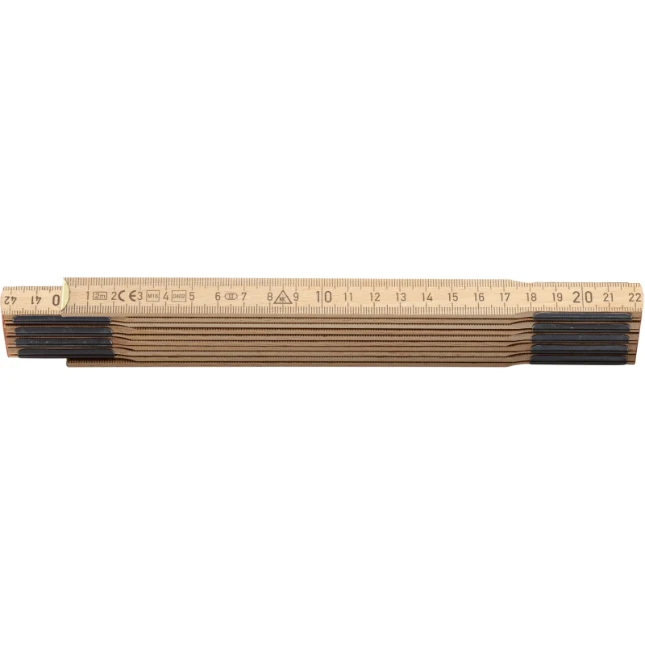 Hultafors Duimstok P600 2m - houtkleur