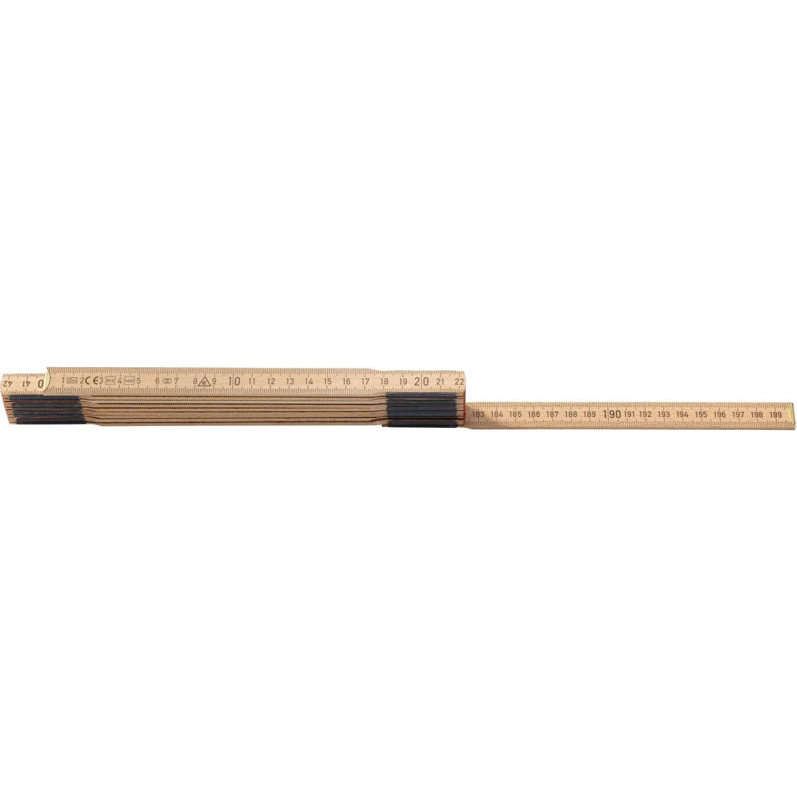 Hultafors Duimstok P600 2m - houtkleur