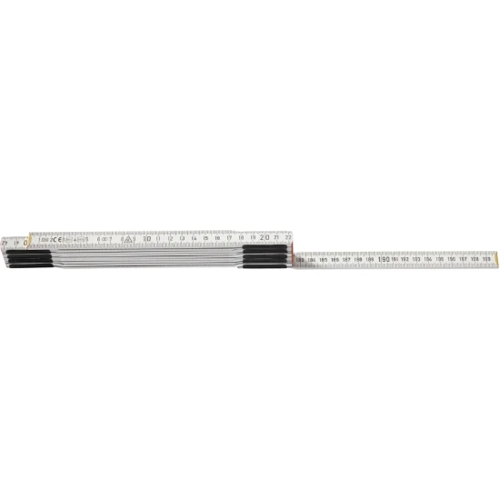 Hultafors Duimstok P600 2m - wit