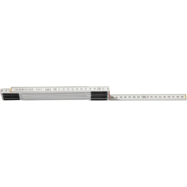 Hultafors Duimstok P600 2m - wit