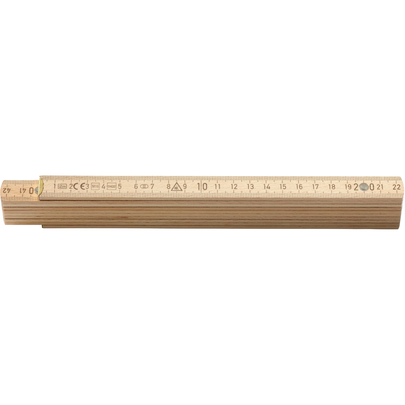 Hultafors Duimstok 3500 2m - houtkleur
