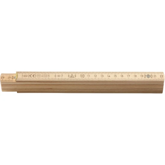 Hultafors Duimstok 3500 2m - houtkleur