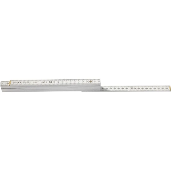 Hultafors Duimstok 3500 2m - wit