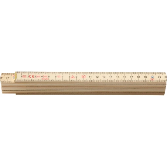 Hultafors Duimstok 4000 2m - houtkleur
