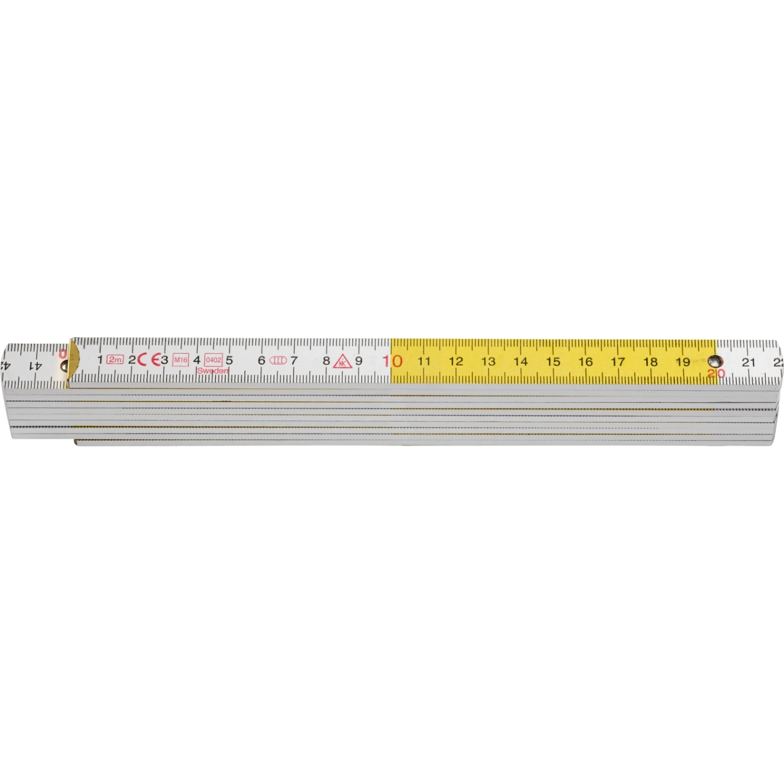 Hultafors Duimstok 4000 2m - witgeel