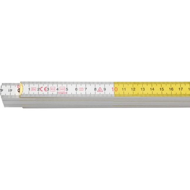 Hultafors Duimstok 4000 2m - witgeel