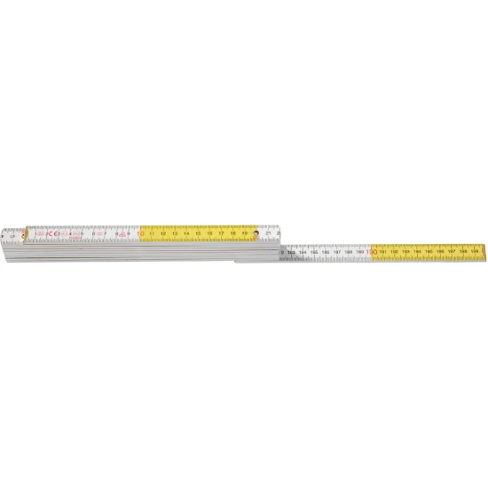 Hultafors Duimstok 4000 2m - witgeel
